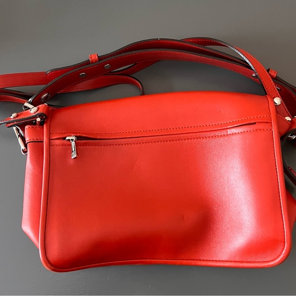 Longchamp new leather bag  gorgeous red - Picture 4 of 8